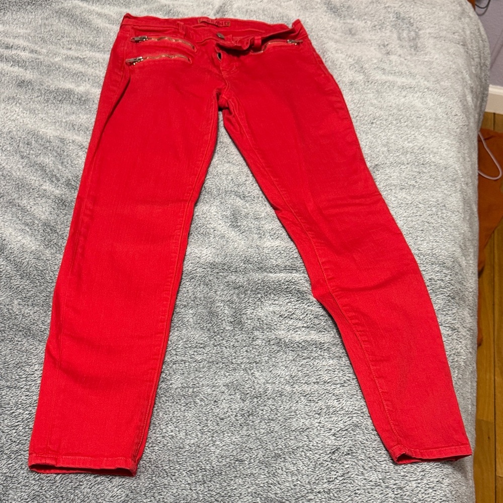 J Brand Red Skinny Women's Jeans